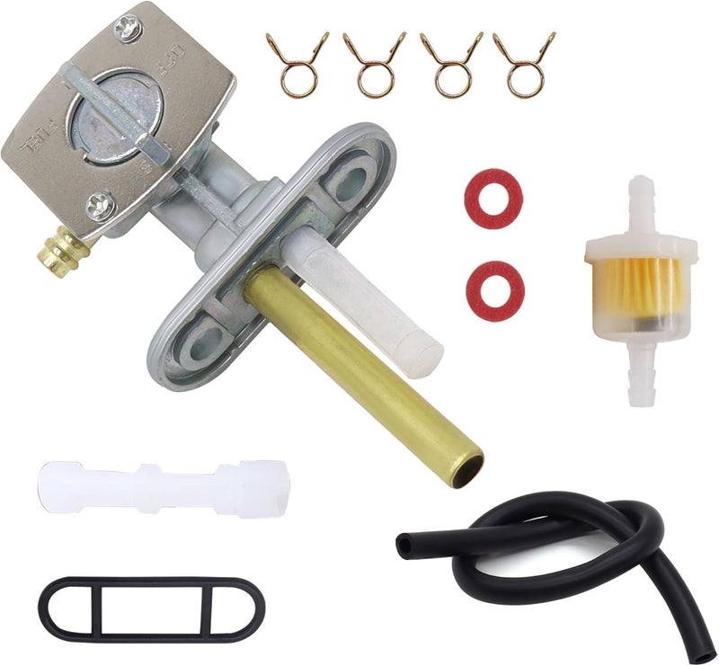 OXCANO Gas Fuel Shut Off Valve Petcock Switch Compatible with Yamaha TTR 90 125 225 230 250 Timberwolf Bear Tracker Big Bear 250 Grizzly Raptor Warrior Wolverine 350 Moto-4 - Image 1